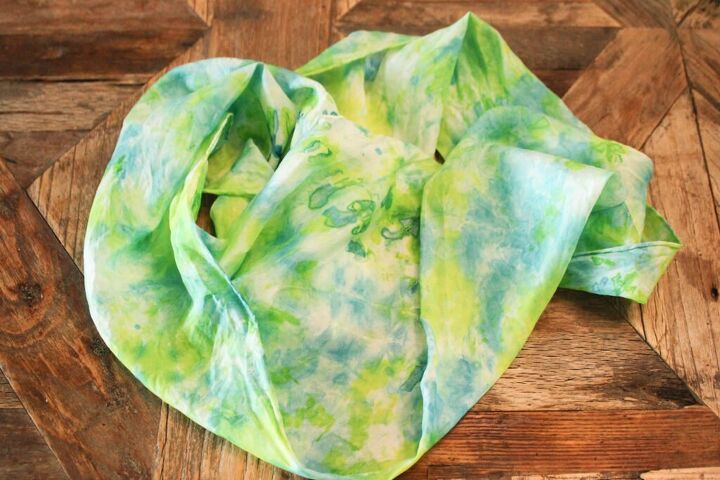 how to dye a silk scarf