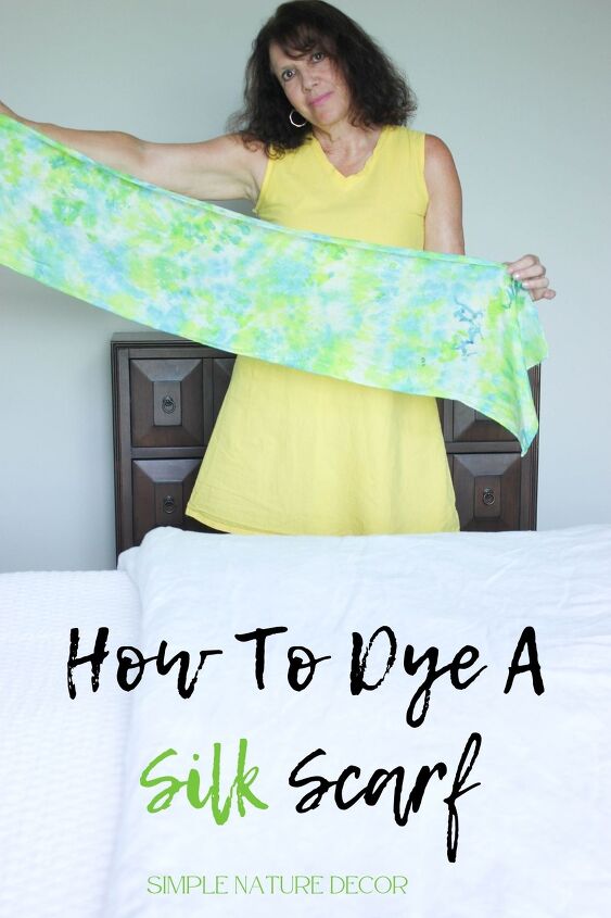 how to dye a silk scarf