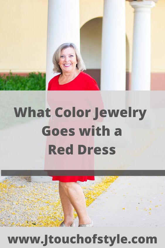 successful stylish discussion 4 what color jewelry goes with a red dr