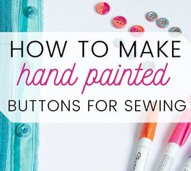 How to Make Your Own Hand Painted Buttons Upstyle