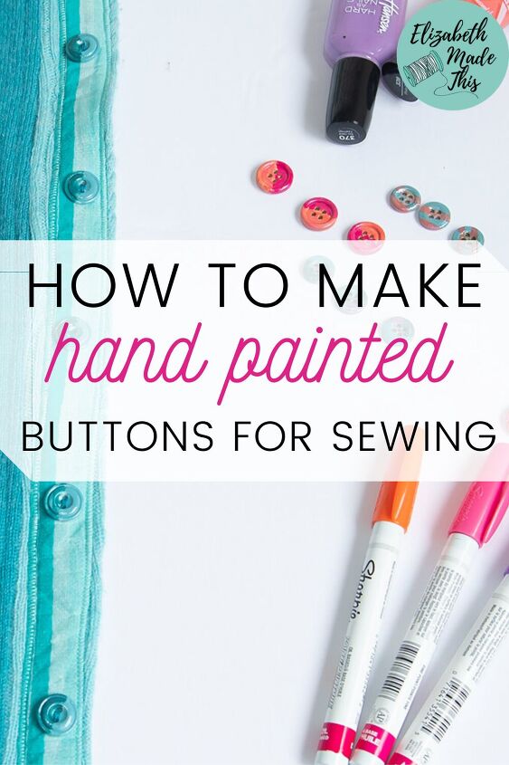 How to Make Your Own Hand Painted Buttons | Upstyle