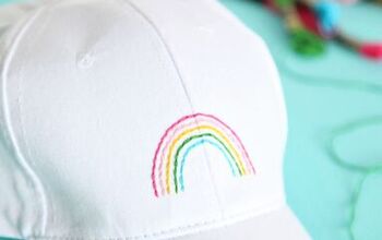 DIY: How to Make Your Own Embroidered Rainbow Baseball Cap