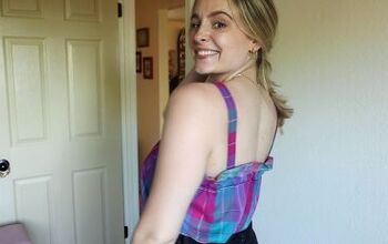 How to Sew a Cute Tank Top Out of an Old Tablecloth
