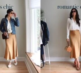 10 outfits to help you change your style without shopping, Blouse and skirt 2 ways