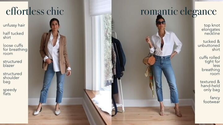 10 outfits to help you change your style without shopping, Styling jeans and shirt