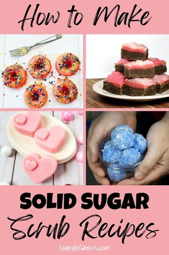 solid sugar scrub cubes recipe
