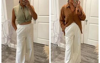 How to Style White Linen Pants