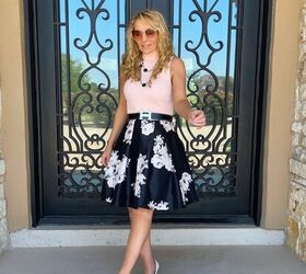 styling a 6 prom skirt into office wear