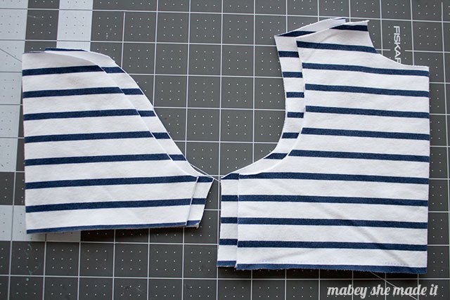 2 methods for matching stripes when sewing