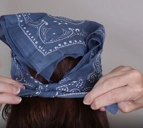 Here's How to Make a Face Mask With a Bandana and Hair Ties | Allure