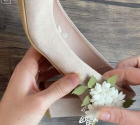 7 cute diy wedding accessories for the bride on a budget, DIY embellished shoes