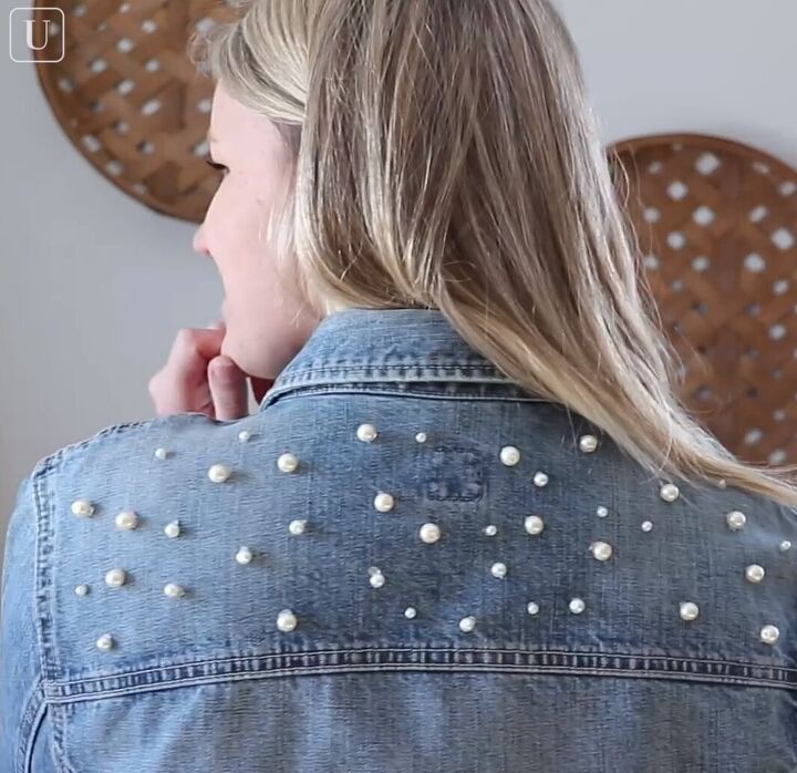 7 cute diy wedding accessories for the bride on a budget, DIY pearl embellished jacket