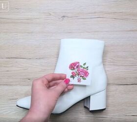 7 cute diy wedding accessories for the bride on a budget, How to add decals to boots