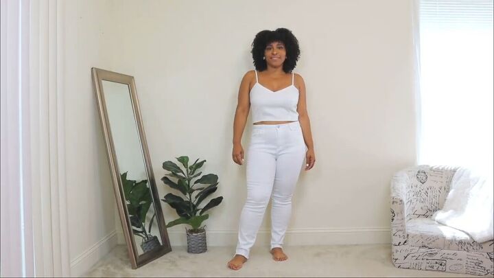 how to wear white jeans in summer 1 pair of jeans 4 cute outfits, All white base