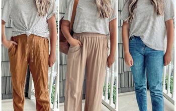 A Linen Blend Striped Tee: 3 Ways to Wear It With Summer Pants