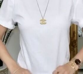 She shows you the right way to tuck in your shirt so you can look your best in all your tops