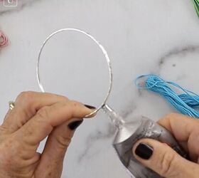 10 easy diy summer accessories fashion hacks for the season, Applying glue around a bangle
