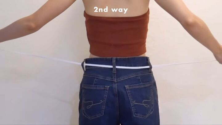 How to Make Jeans Tighter Without a Belt - DIY Shoelace Hack | Upstyle