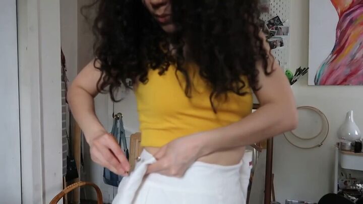 how to take in a skirt quickly easily in 3 simple steps, How to downsize a skirt waist