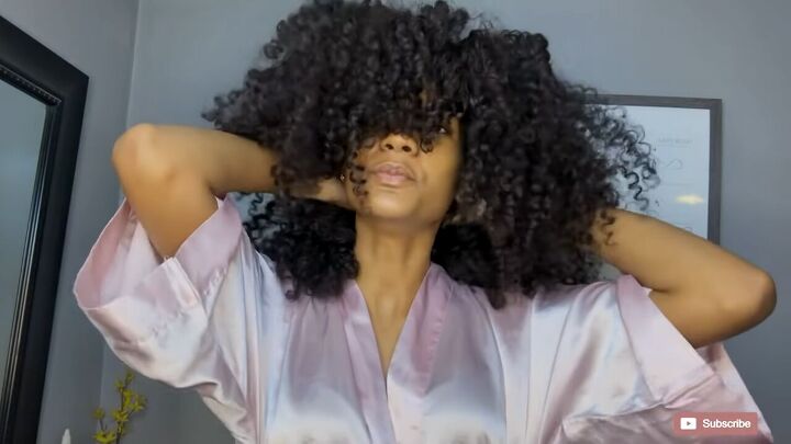 super quick curly hair night routine how to protect curls at night, Night hair routine for curly hair