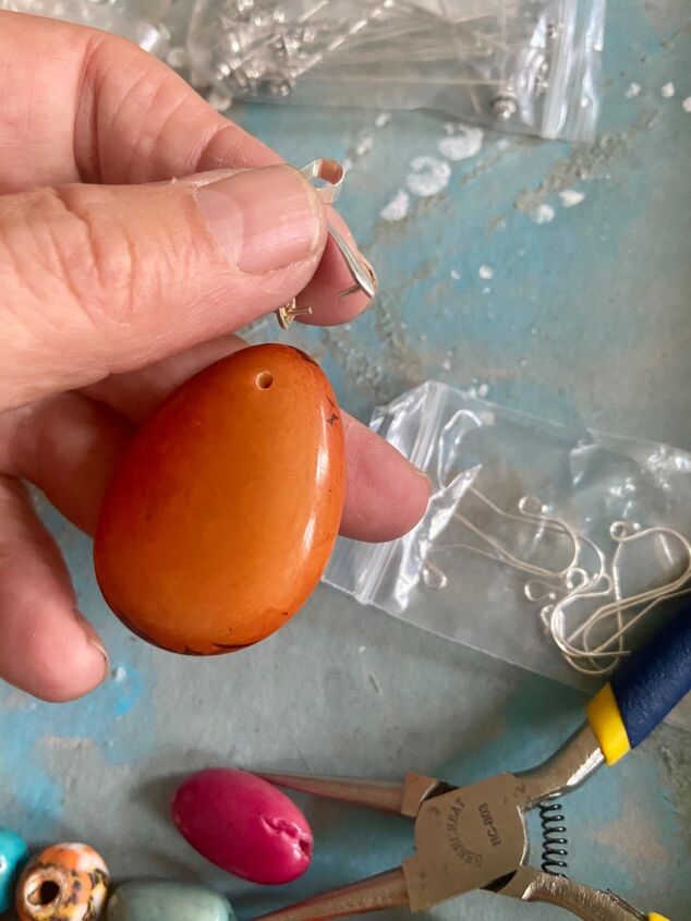 how to create a boho eco pendant from tagua nut, Tagua nut with bail