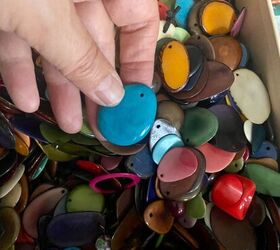 how to make a special necklace from eco nuts, Tagua beads