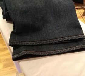 sewing euro hem on jeans elise s sewing studio, Finished Euro Hem