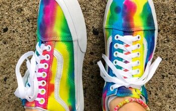 How To Tie Dye White Canvas Shoes