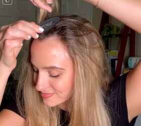7 cost free hacks to make your hair look fuller and gorgeous, Clipping up bangs
