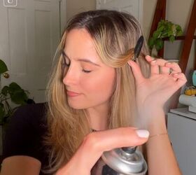 7 cost free hacks to make your hair look fuller and gorgeous, Clipping up bangs