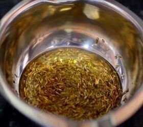 She poured olive oil over thyme and waited 3 days. Then she put it on her scalp.