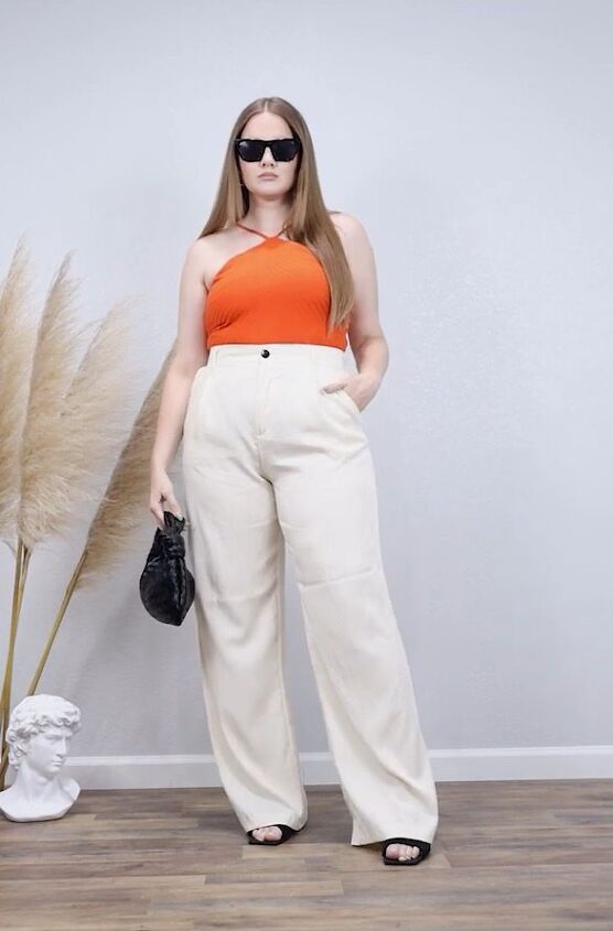 11 piece summer capsule wardrobe for 2022 plus 20 outfit ideas, Cream pants