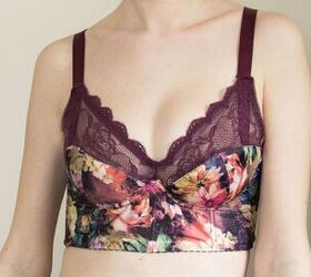 THE FLORAL SATIN BUSTIER
