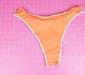 how to make high waisted bikini bottoms inspired by 80s swimwear, DIY bikini bottoms