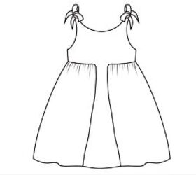 how to sew a super cute summery diy babydoll dress, DIY babydoll dress pattern
