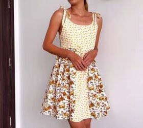 how to sew a super cute summery diy babydoll dress, DIY babydoll dress