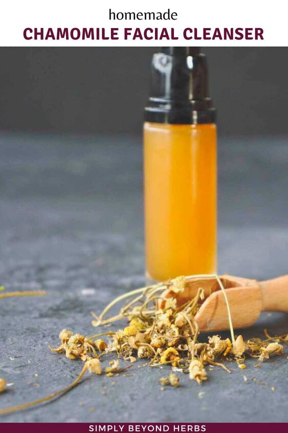 diy castile soap face wash with chamomile