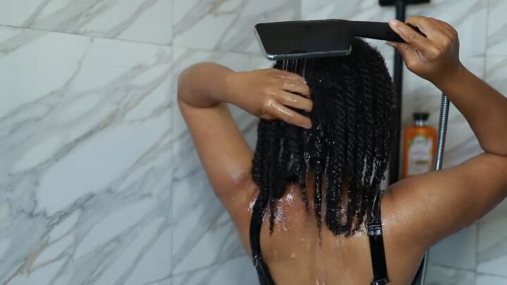 this quick easy wash day routine takes only 10 minutes, Quick wash day routine