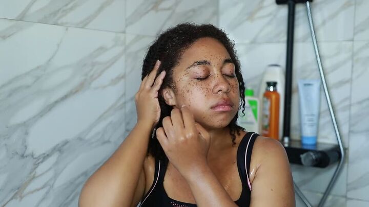 this quick easy wash day routine takes only 10 minutes, Natural hair wash day routine