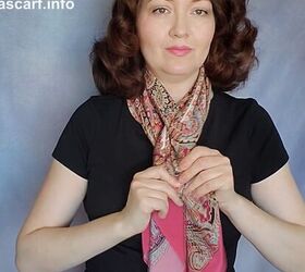 How to Style a Large Silk Scarf in 4 Different Ways Upstyle