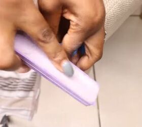 need to manicure your toes find the steps in this easy tutorial, Buffing the top of the nails to make them smooth