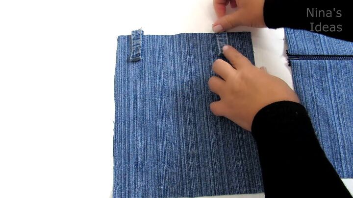 how to make a messenger bag out of an old pair of jeans, Making a messenger bag