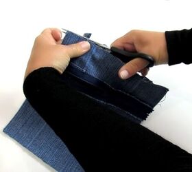 how to make a messenger bag out of an old pair of jeans, Making a DIY messenger bag