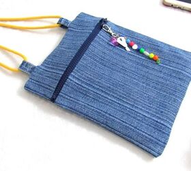 how to make a messenger bag out of an old pair of jeans, How to make a messenger bag