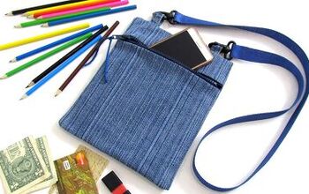 How to Make a Messenger Bag Out of an Old Pair of Jeans