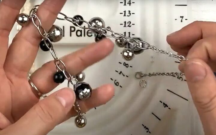 how to use old necklaces to make a pretty diy pearl chain bracelet, Taking apart the old jewelry