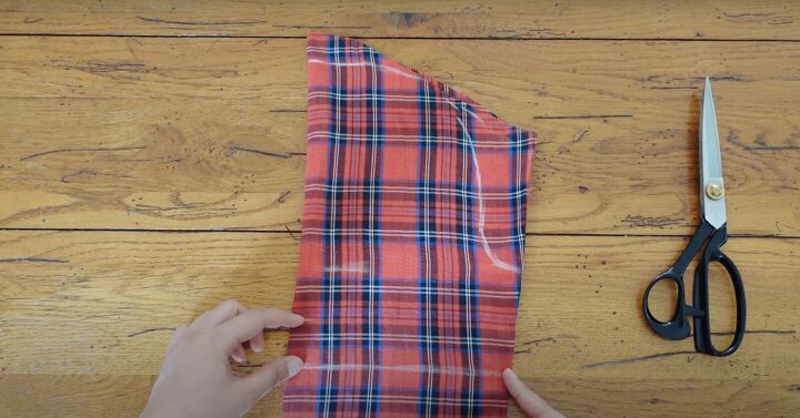 how to upcycle a men s shirt into a feminine top, Changing the shape of the sleeve