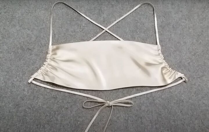 How String Rectangle Backless Top How to Make a DIY Strappy Backless Top You Can Tie Multiple Ways | Upstyle