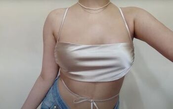 How to Make a DIY Strappy Backless Top You Can Tie Multiple Ways