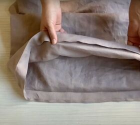 how to sew an a line dress with pockets in a few simple steps, Hemming the dress